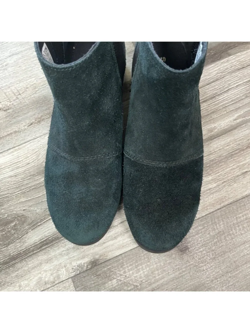 Sorel Emelie Waterproof Chelsea Boot Low Heel Black Shimmer Women’s Size 4